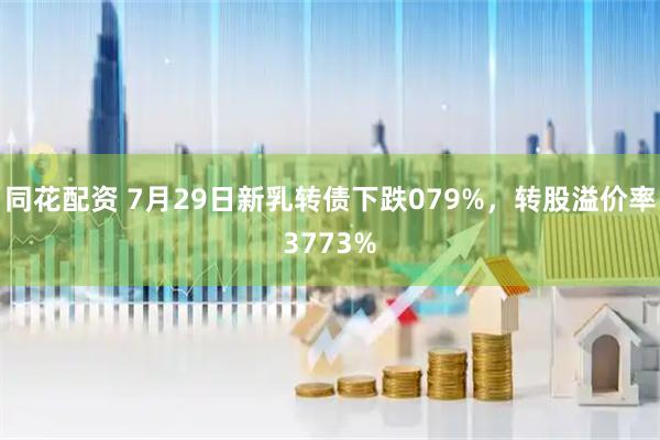 同花配资 7月29日新乳转债下跌079%，转股溢价率3773%
