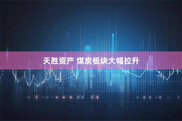 天胜资产 煤炭板块大幅拉升